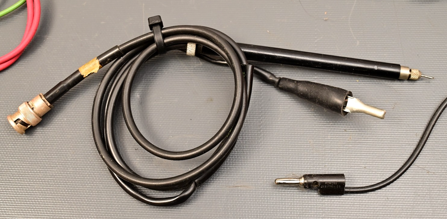 Lot of 17 Test Equipment Cables BNC Banana Test Clip Probe Vintage Pomona Times