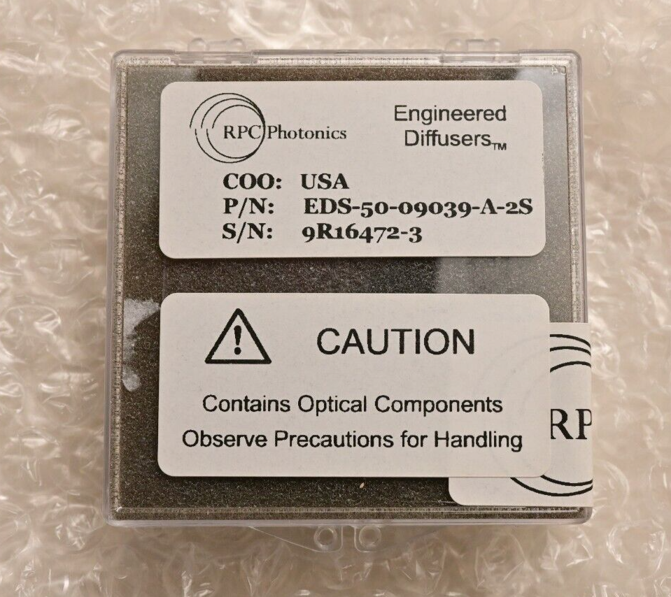 RPC Photonics Viavi Solutions EDS-50-09039-A-2S Engineered Diffuser 2" Square
