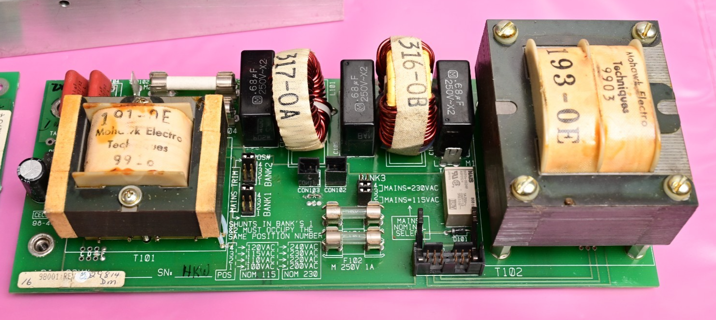 7.9 lb Laser Power Supply Parts Transformers Coils Power Transistors Heatsink