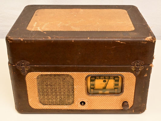 Wards Airline Radio Recording Lathe Record Cutter Model 14BR-629A Antique Wood