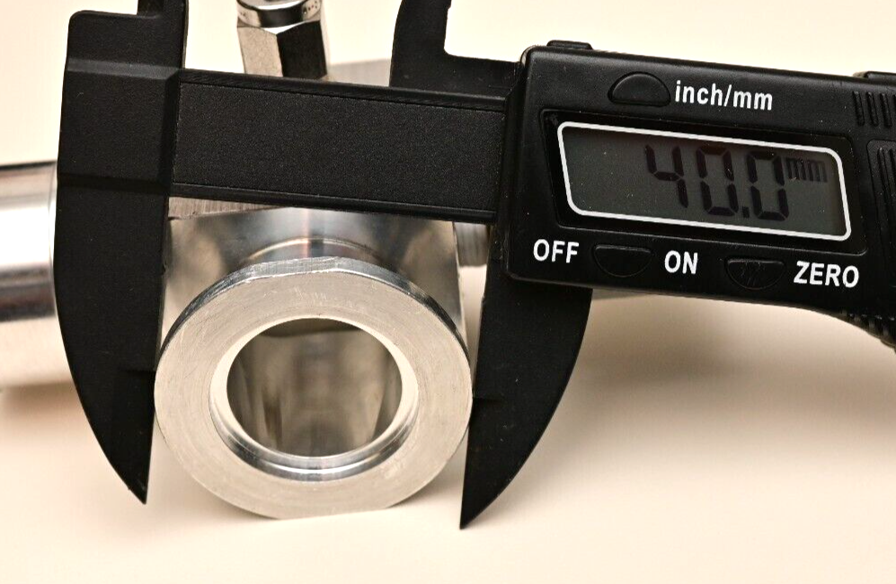 KF25/NW25 to 1.25" Vacuum Pump Hose Adapter Manifold w/ MPL503 Pressure Sensor