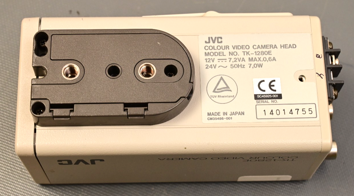 JVC TK-1280E CCD Camera C-Mount Color DSP DC Iris