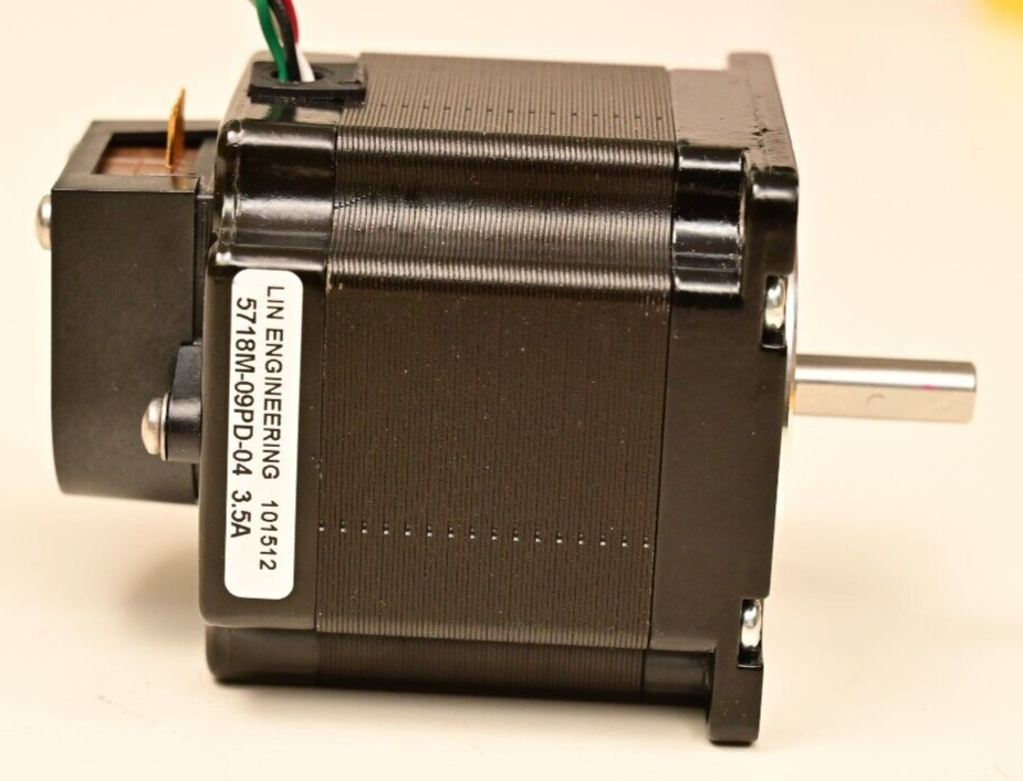 Lin Engineering NEMA 23 Stepper 5718M-09PD-04 w/ US Digital Optical Encoder