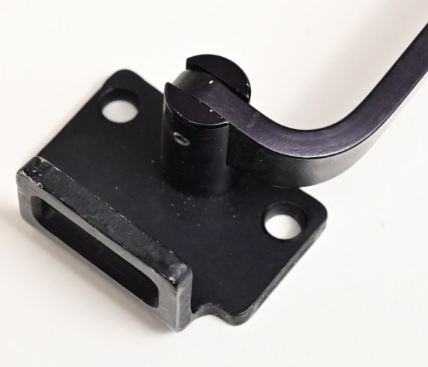 8" Anodized Aluminum TestEquipment Handle Hinged Strap Loops Military Surplus