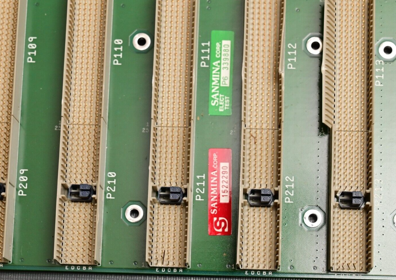 Bay Networks 5000SFE Backplane 920-595-A0 14-Slot Tyco/ERNI 9728 9730 Connector