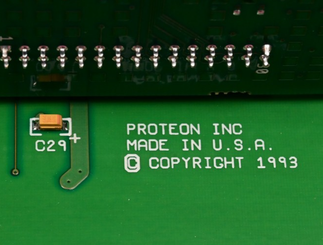 Proteon ProNET CNX 500 Router Quad Ethernet Card P4517-02 Vintage 1993 12494-510