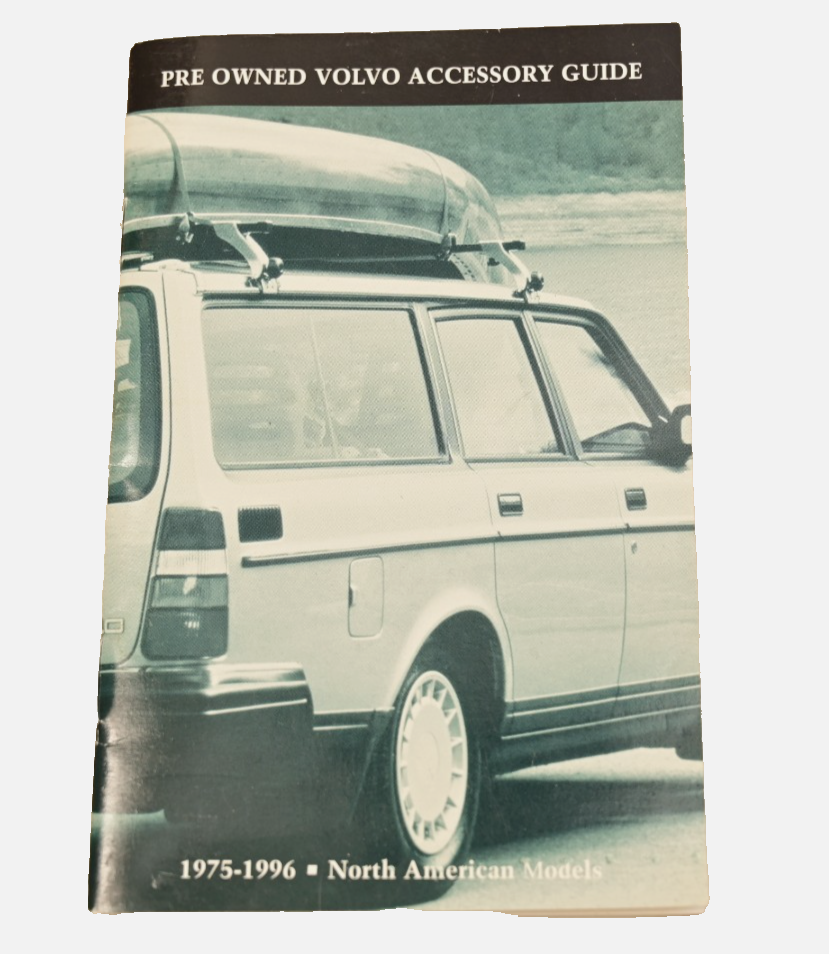 Pre-Owned Volvo Accessory Guide 1975-1996 North America Parts Catalog Rare