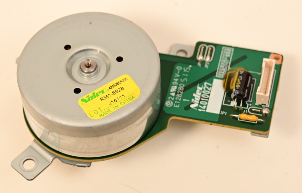 HP LaserJet Enterprise M604 Fuser Motor Assembly RM1-8928 Nidec