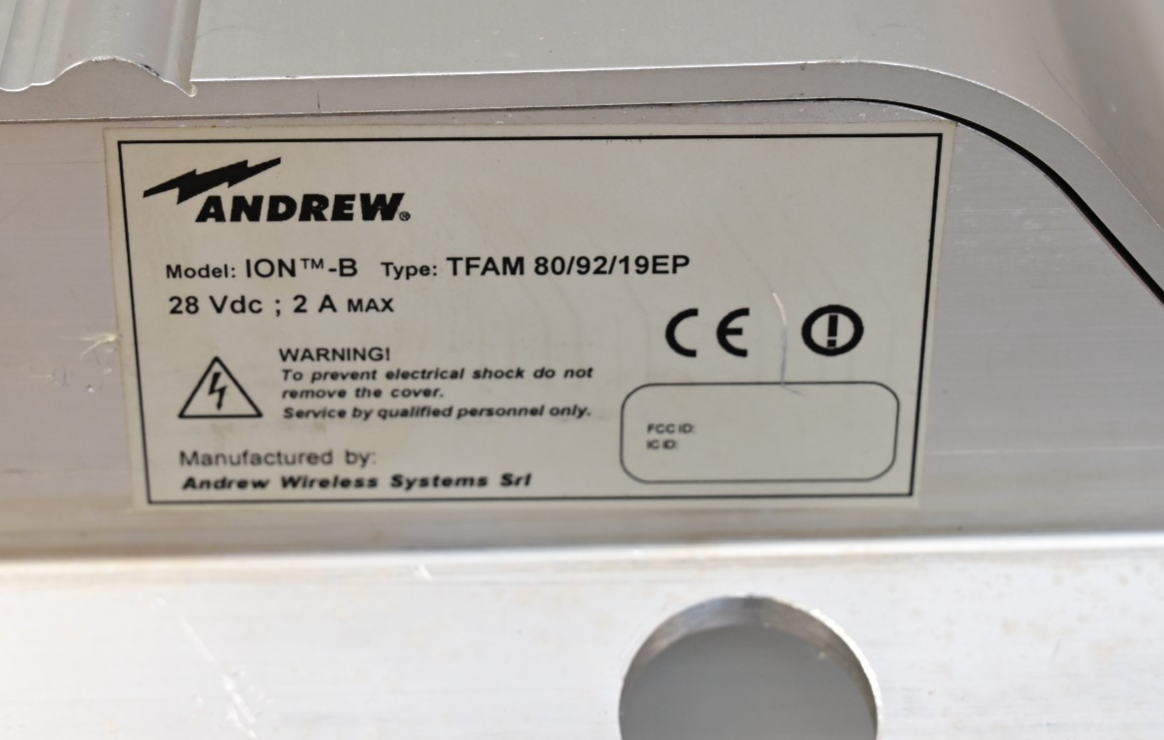 Andrew ION-B High Power Remote 3-Band TFAM80/92/19-EP-14 Commscope Fiber DAS