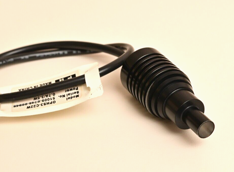OPTEX FA White LED Illuminator 3.5W 8mm Light Pipe Telecentric Lens OPHS3-C22W