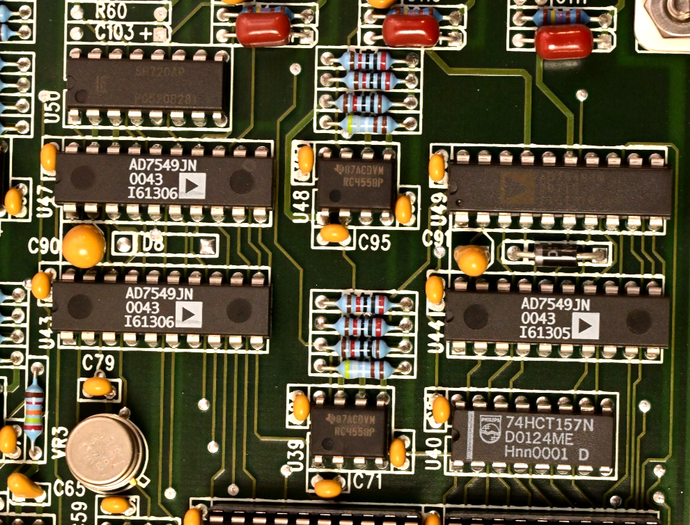 Watthour WECO 2350R PB000503 Zilog Z80 CPU PC Board BB017202 Analog Devices ICs