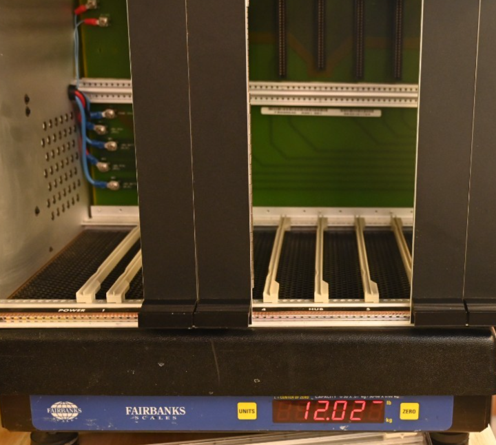 6U Schroff Style Card Slot Chassis 262mm Card Height  Backplane AG Comm. Systems
