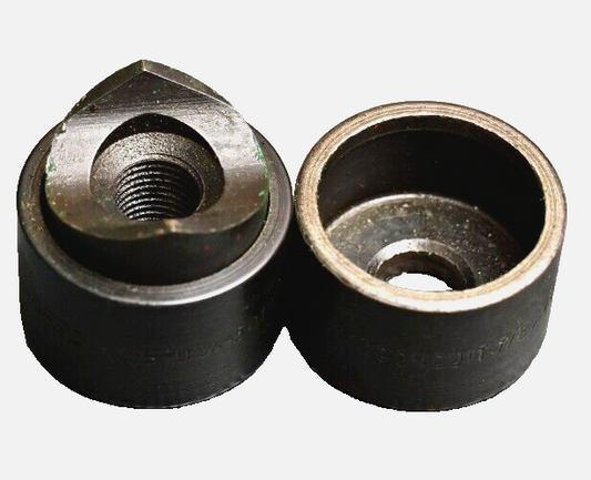 Greenlee 1/2" Conduit Punch w/ 2 Dies Lot P/N 5004006 2x5014722 Military Surplus