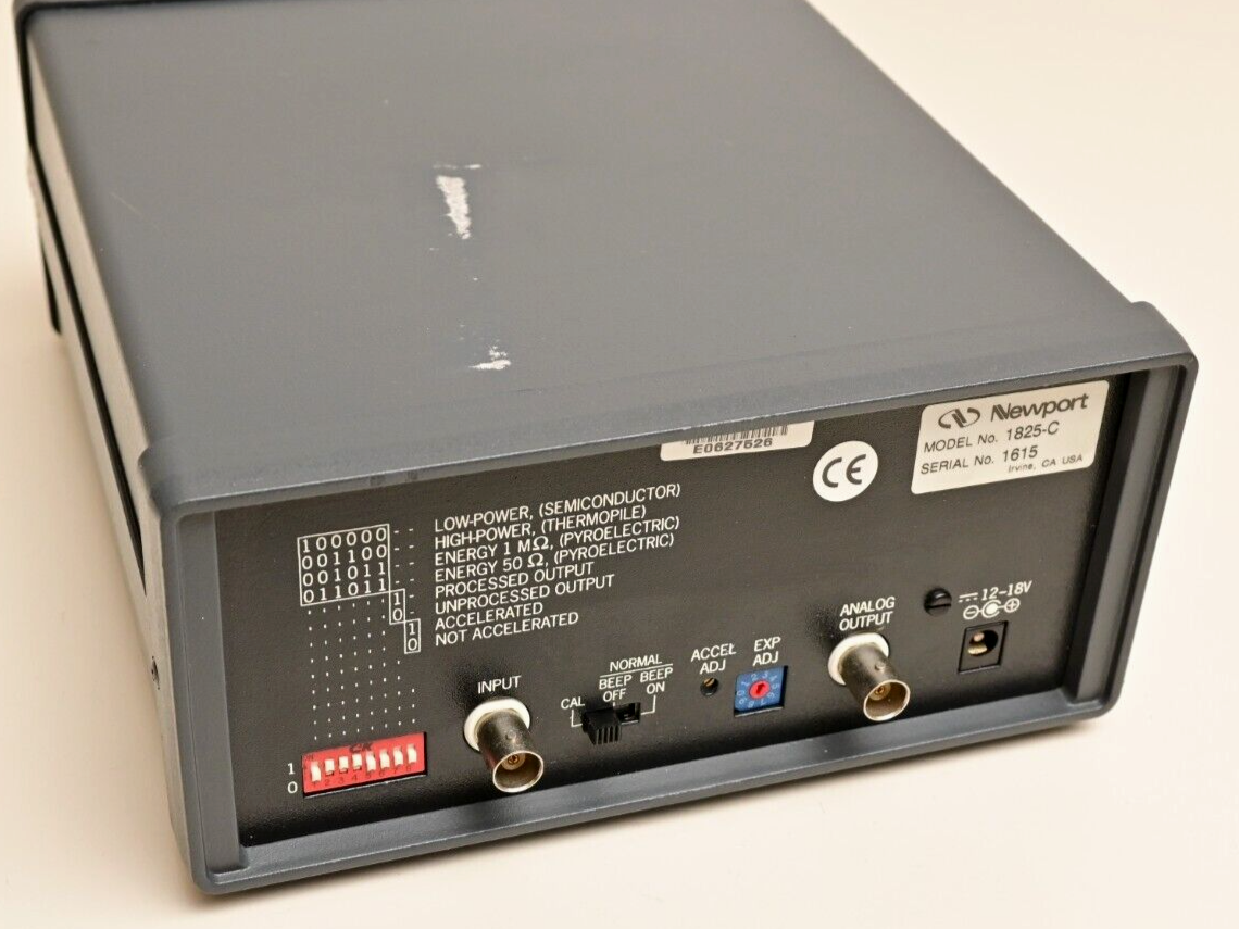 Newport 1825-C Power/Energy Meter Semiconductor/Thermopile/Pyro Laser