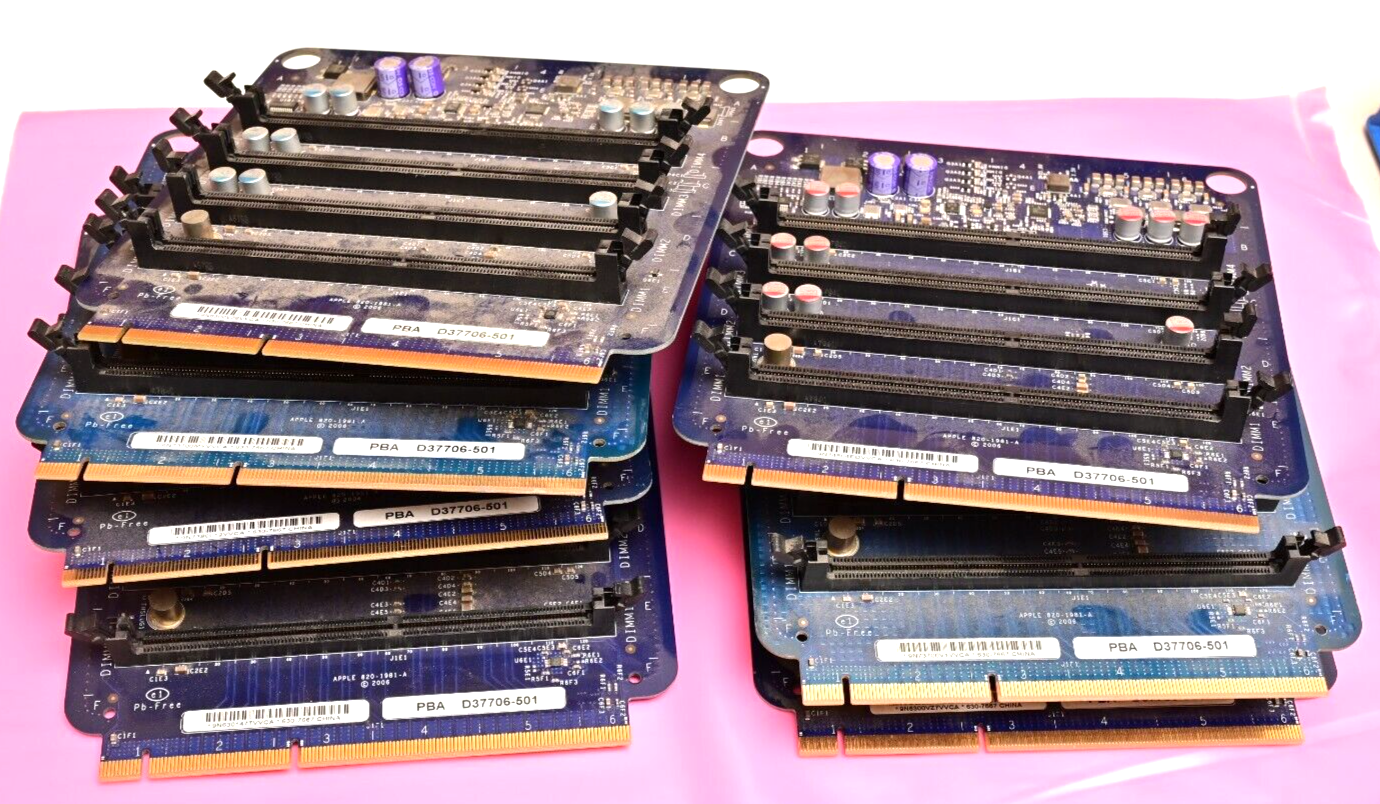 Lot of 7 Apple Riser Cards 820-1981-A PBA D37706-501 Dusty & Untested