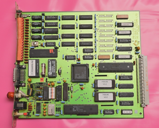 VG Data Systems PB-I-743 Vintage Schroff VME Style CPU Board N80C186 P82C08-10