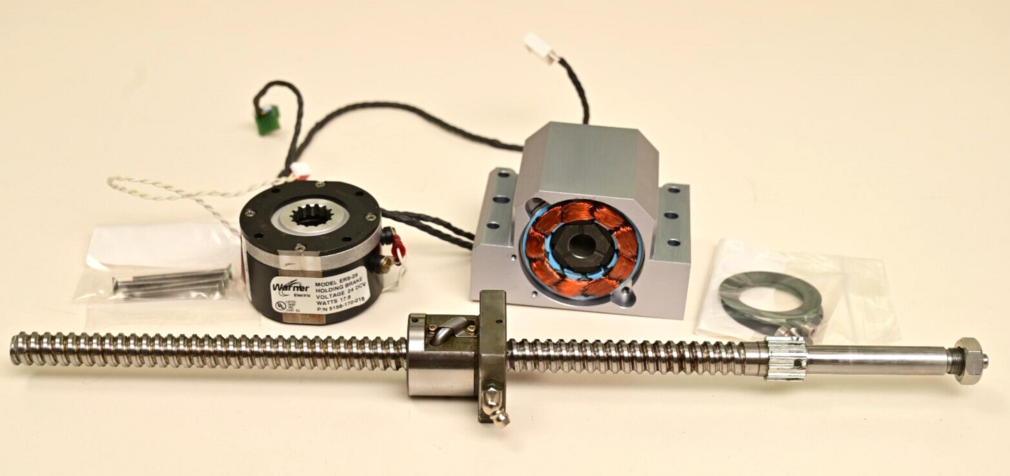 Agilent Velocity11 VPrep Z-Axis Parts Ball Screw Holding Brake DC Motor