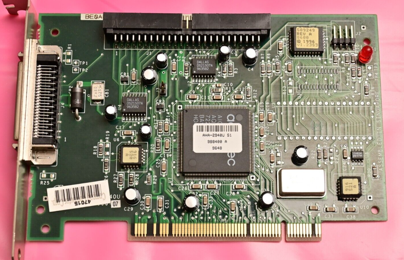 QTY 6 Vintage SCSI Cards ISA PCI Adaptec AHA-2940 AHA-2930 Seagate HP PE Logic