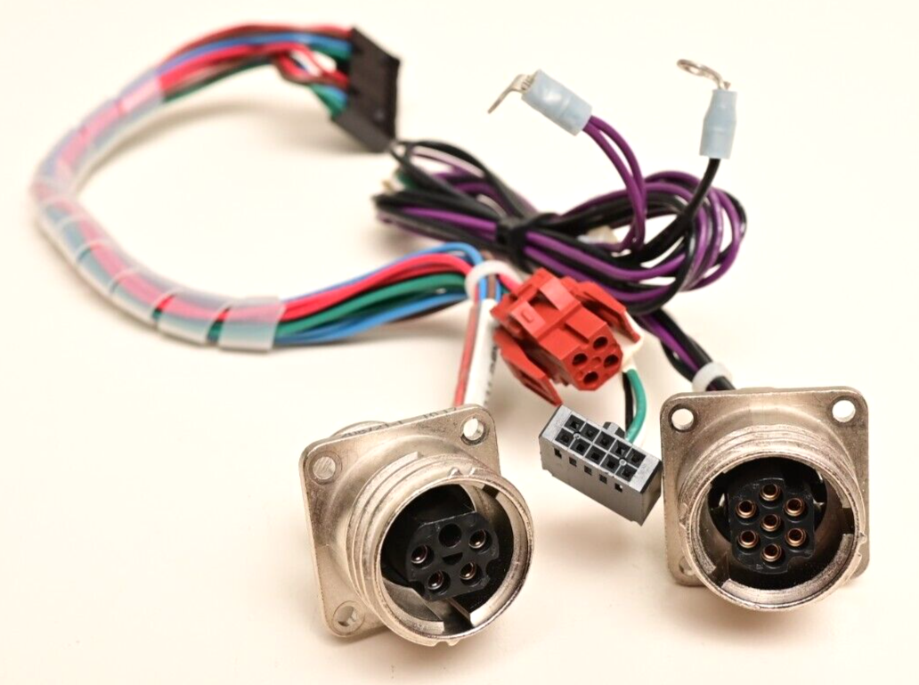 Lot of 2 AMP Industrial Connectors 208721-1 208717-1 Molex Pigtails