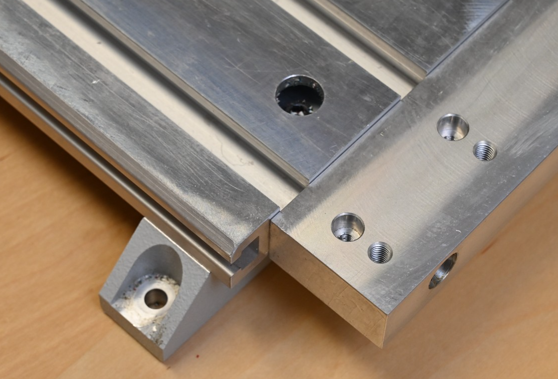 Gravograph IS6000 Rotary Engraver T-Slot Aluminum Extrusion Bed 28x20 Aluminum