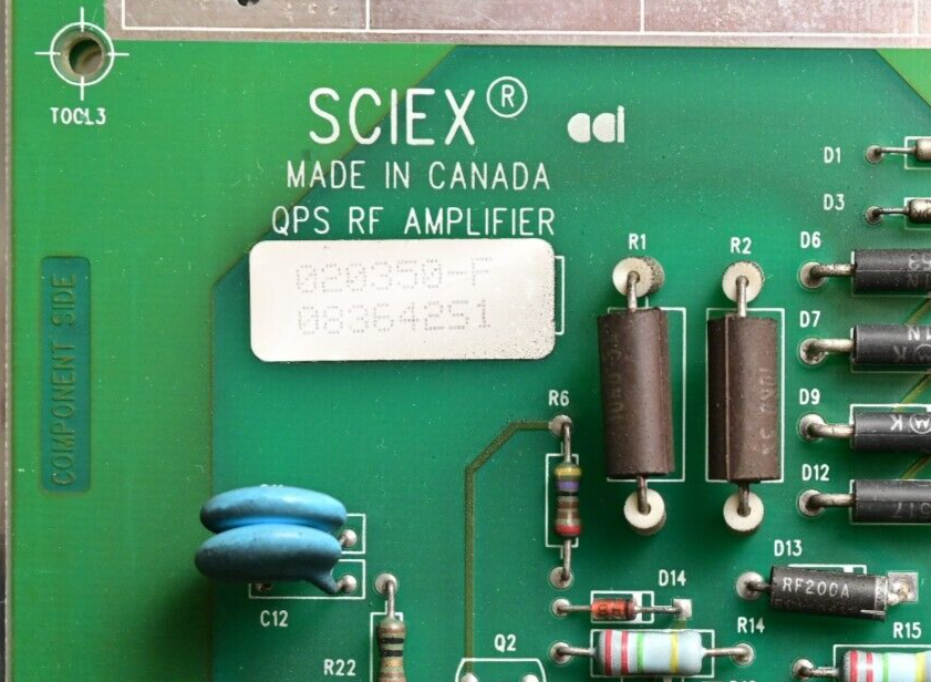 Sciex API 100 Mass Spectrometer QPS RF Amplifier 020350-F Caddock Precision