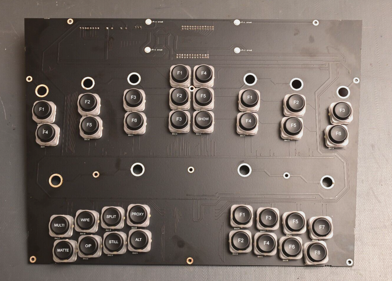 Tangent Devices Function Navigation Panel 34-key Button/LED PCB ACS-FCN-1-RC