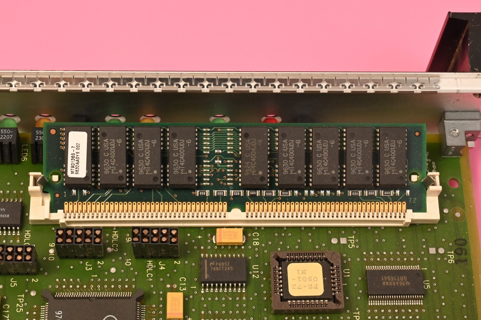 AG Communication Systems RADC Card Motorola MC68k Processor Micron SIMM-72 DRAM