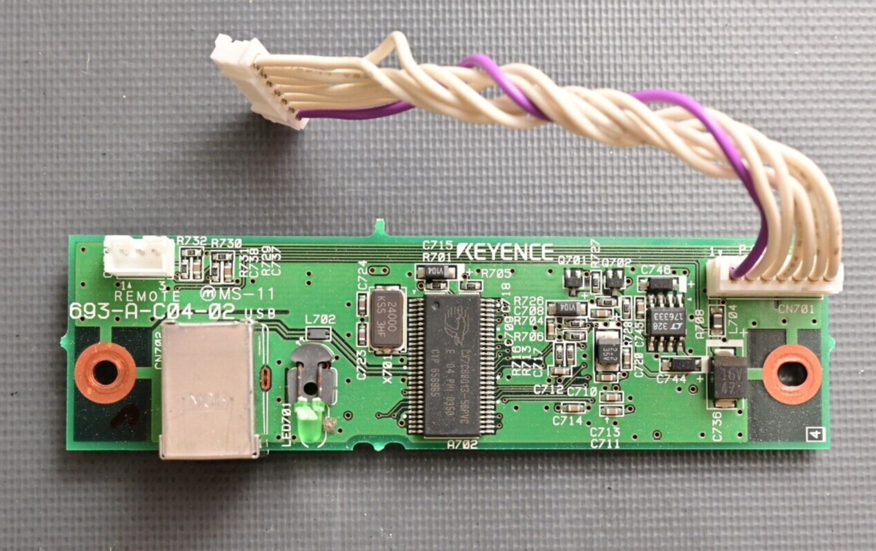 Keyence VHX-100K Microscope Remote Board USB Port 693-A-C04-02