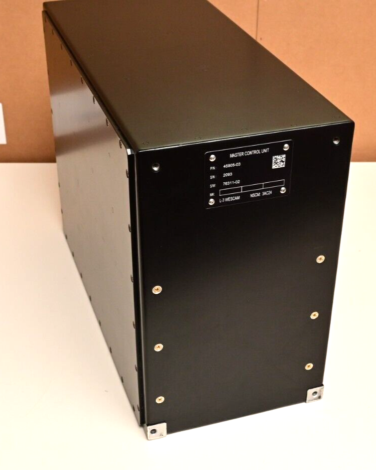 L-3 WESCAM MX-20 Master Control Unit P/N 45905-03 w/ Cert 2369 Hours Travel Case