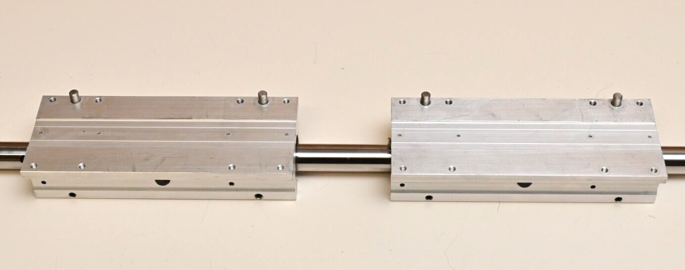 44" x 3/4" Shaft w/ 2 Thomson SSUTWNO 12 Pillow Block Ball Bushing Bearings