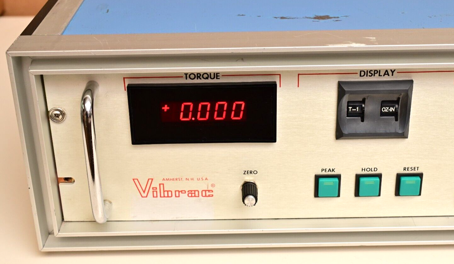 Vibrac 4600 Torque Measuring System Controller/Display AMCO 3U Enclosure