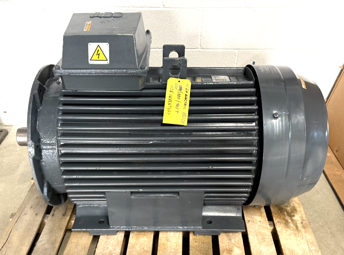 ABB HX100 405T 150 HP 1780 RPM Industrial Motor 3GCA282320-ADA Refurbished H&N
