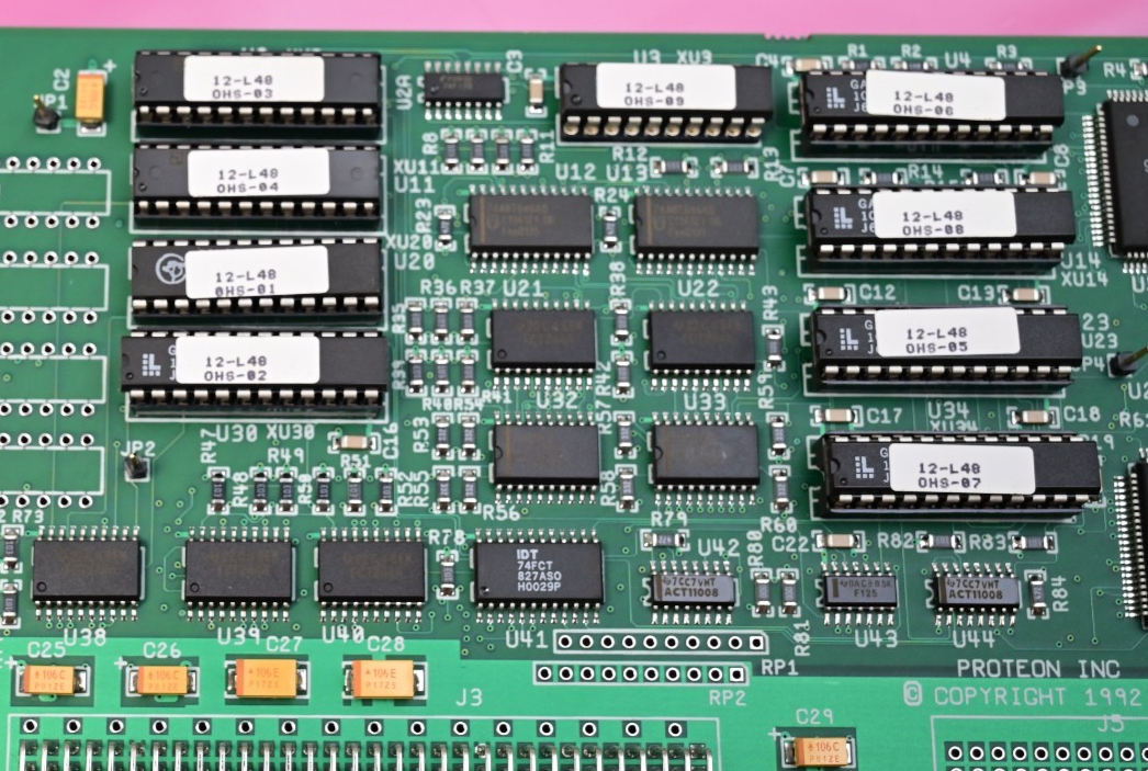 Proteon ProNET CNX 500 Router Quad Serial Card 12-480510-00 Vintage 1992 RS449