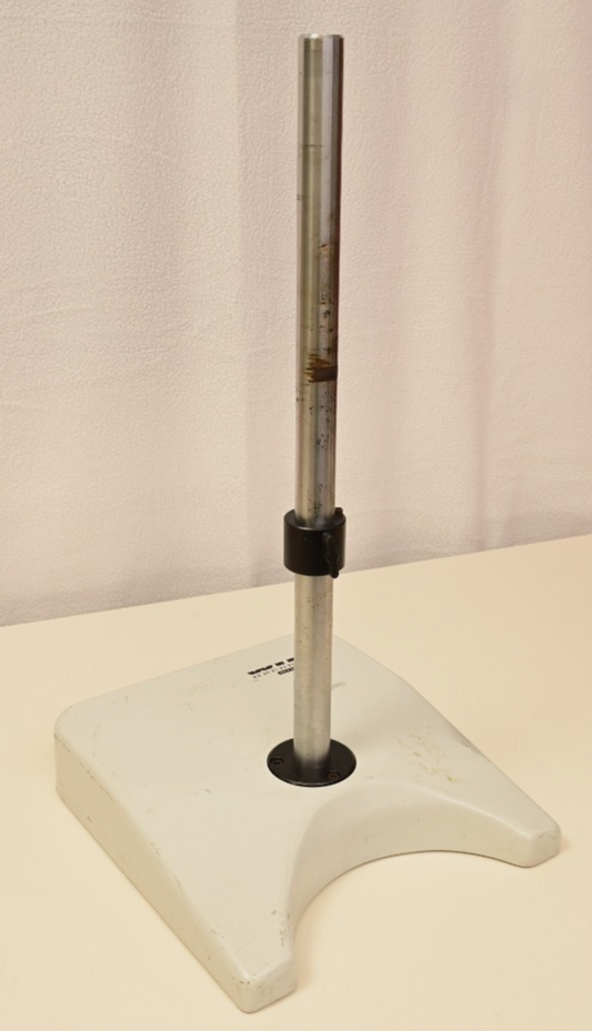 Wild Heerbrugg Stereo Microscope Stand Weighted Base 21" x 30mm Shaft