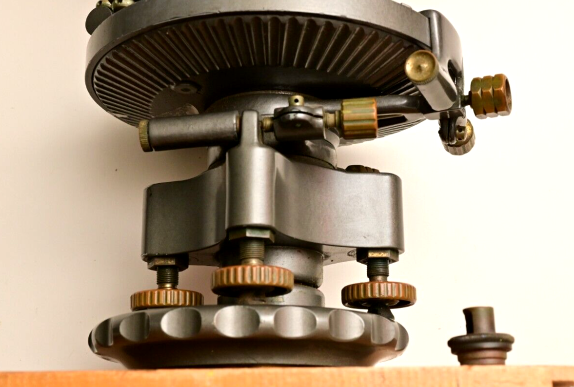 Brunson Transit 1953 No. 30 USAF Cold War Era Military Surveyors Instrument