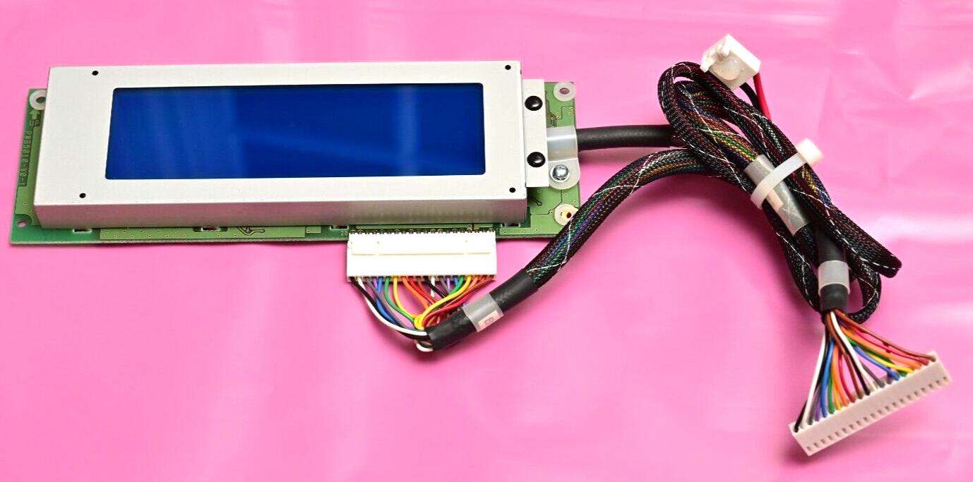 Optrex DMF5010 NB-FW-BC LCD Display Assembly w/ Backlight Blue/White with Cable