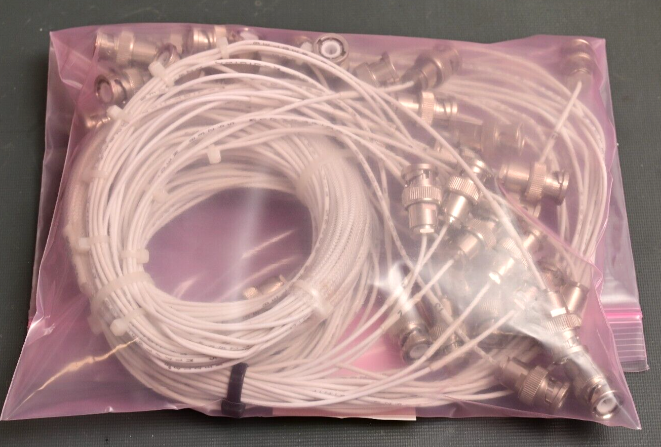 BD Becton-Dickinson LSR II Flow Cytometer BNC to BNC Cable Set of 20 Cables