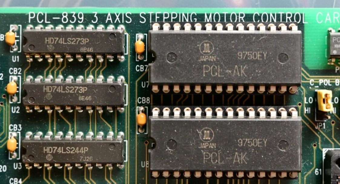 Advantech PCL-839 Rev A1 3-Axis Stepping Motor Control Card ISA 16-Bit DB37