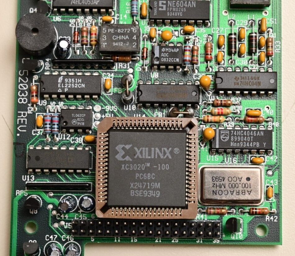 Vintage Electronics PC Boards & LCD Module Samsung SMC-1640A Omron Relays EPROM