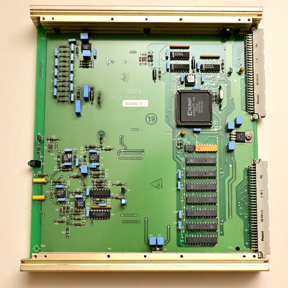 Sciex API 100 Mass Spectrometer DACS & Vacuum Gauge Control Board 020406-B