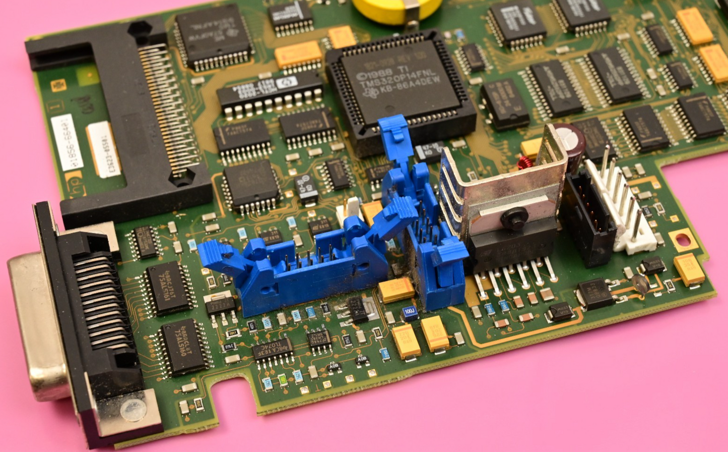 HP 8156A Main PC Board GPIB Card Slot TMS320P14FNL 01856-66401