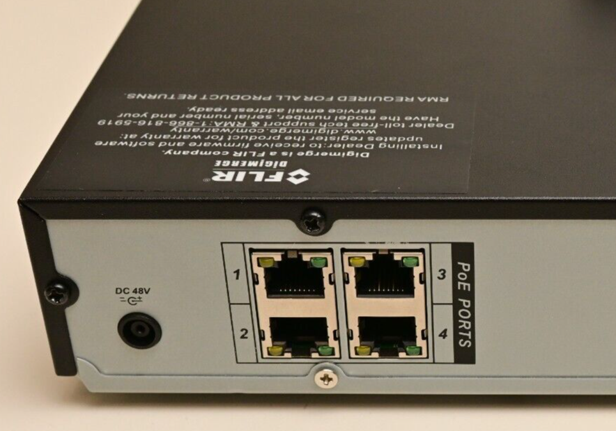 FLIR Digimerge DNR216P1 Network Video Recorder NVR 4xPoE No HDDs/P/S No Admin PW