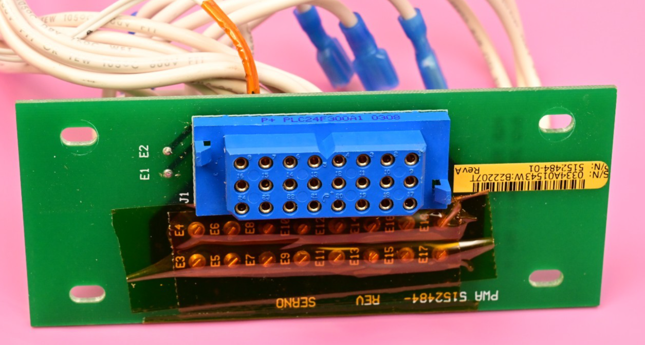 ELGAR 5151502-01 Battery Connector & Wiring Positronic PLC24F300A1