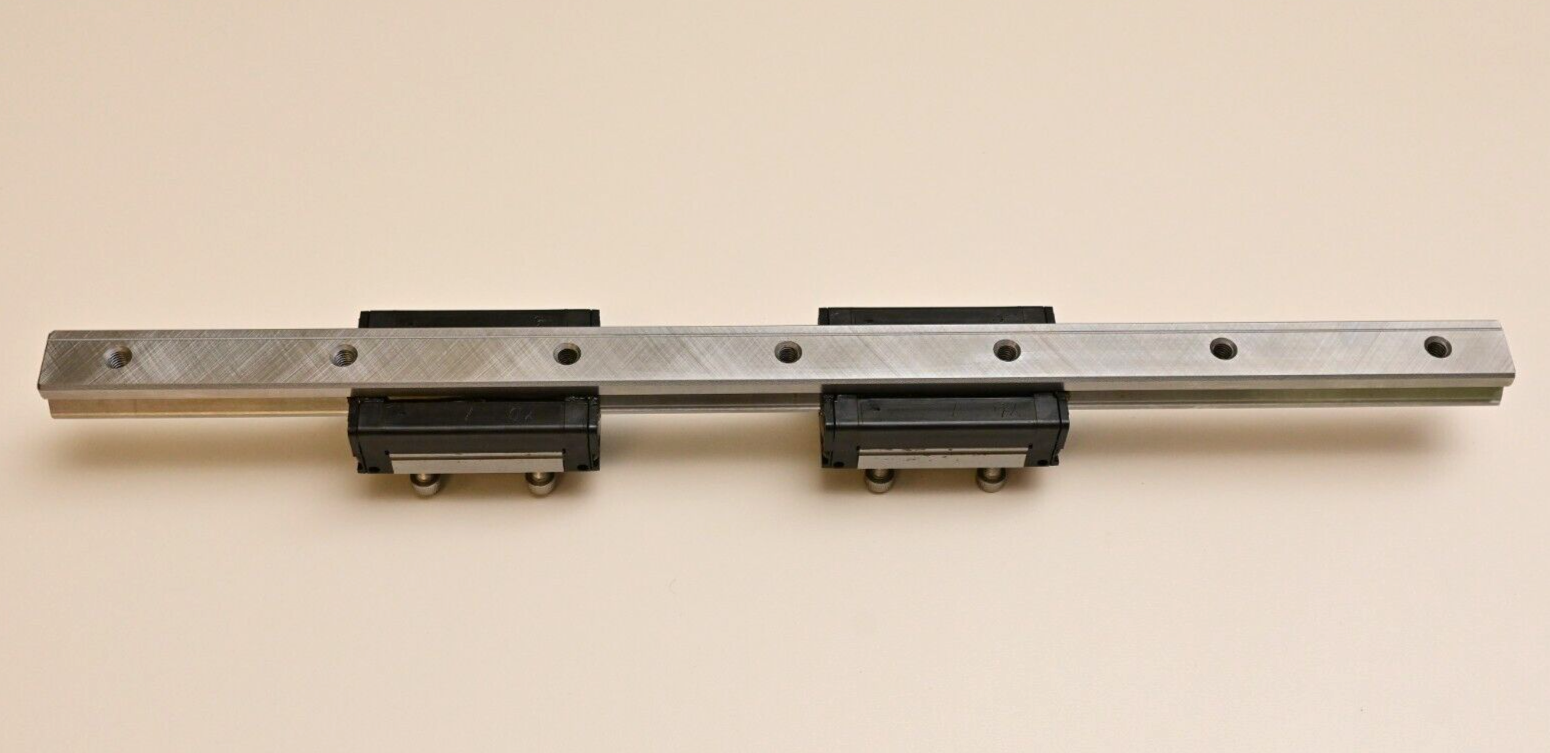 400mm THK Linear Bearing Guide Rail 20mm 2 Blocks SSR20/YP8C369-KB Rear Thread