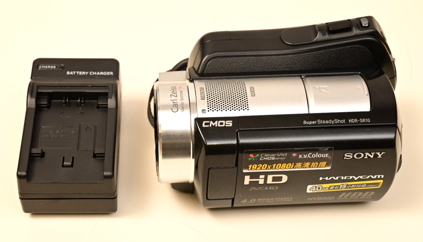 Sony Handycam HDR-SR10 Camcorder 40GB Hard Disk 4.0MP 1080i HD 15X Zoom Chinese