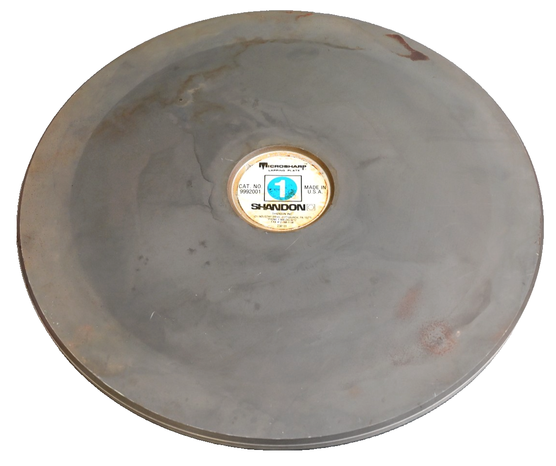 Shandon Autosharp V Microtome Knife Sharpening Lapping Plate/Disc #1/9992001