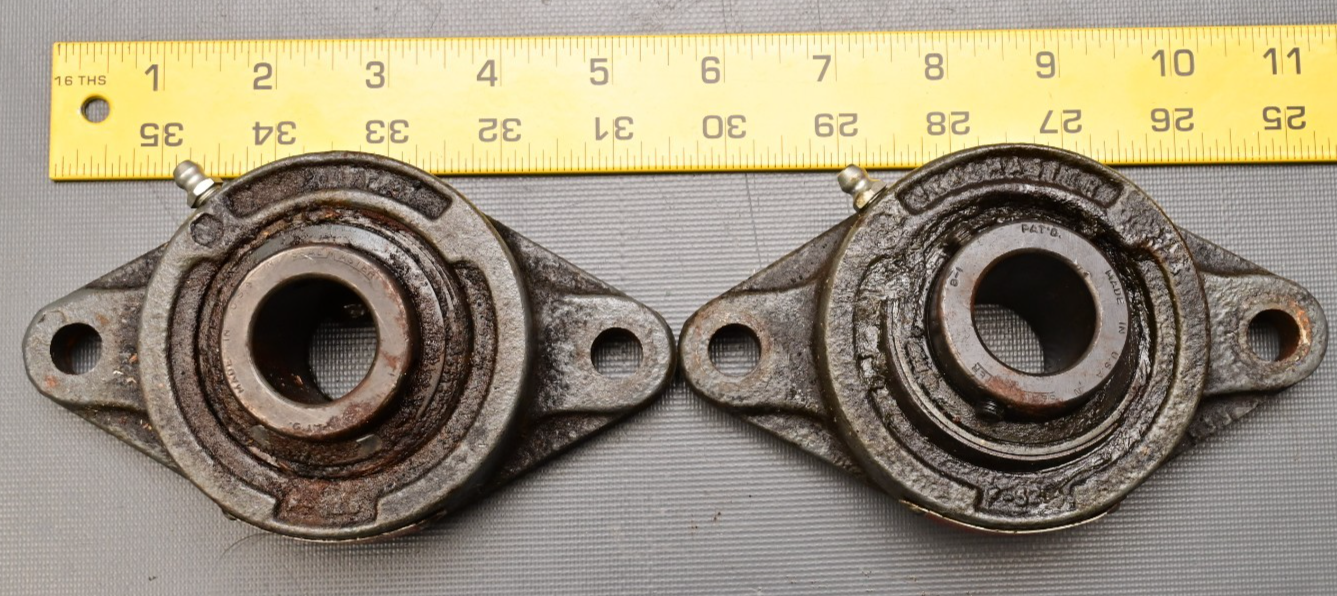 QTY 2 SealMaster MSFT-16 2-Bolt Flange Bearings