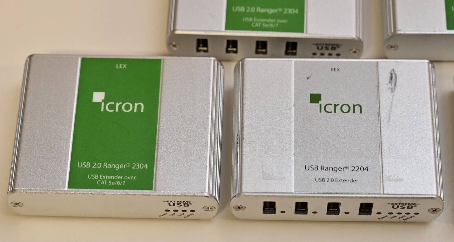 Lot of 13 ICRON USB 2.0 over CAT5 Extenders LEX REX Ranger 2304 USB Extreme