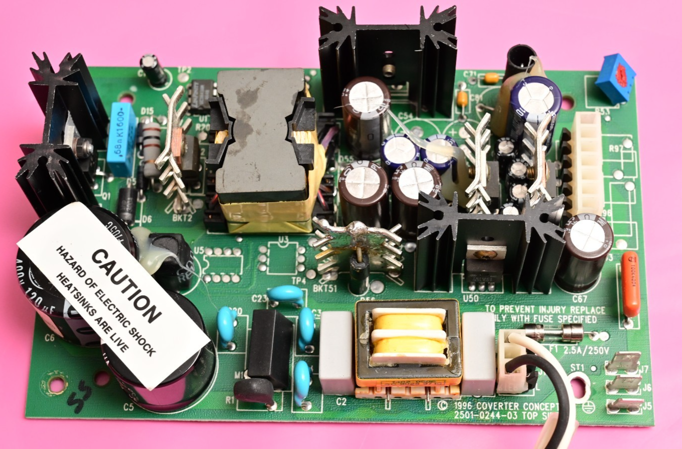 Converter Concepts SP2056 DC Power Supply 5V/24V/-12V/12V w/ Corcom Input Module