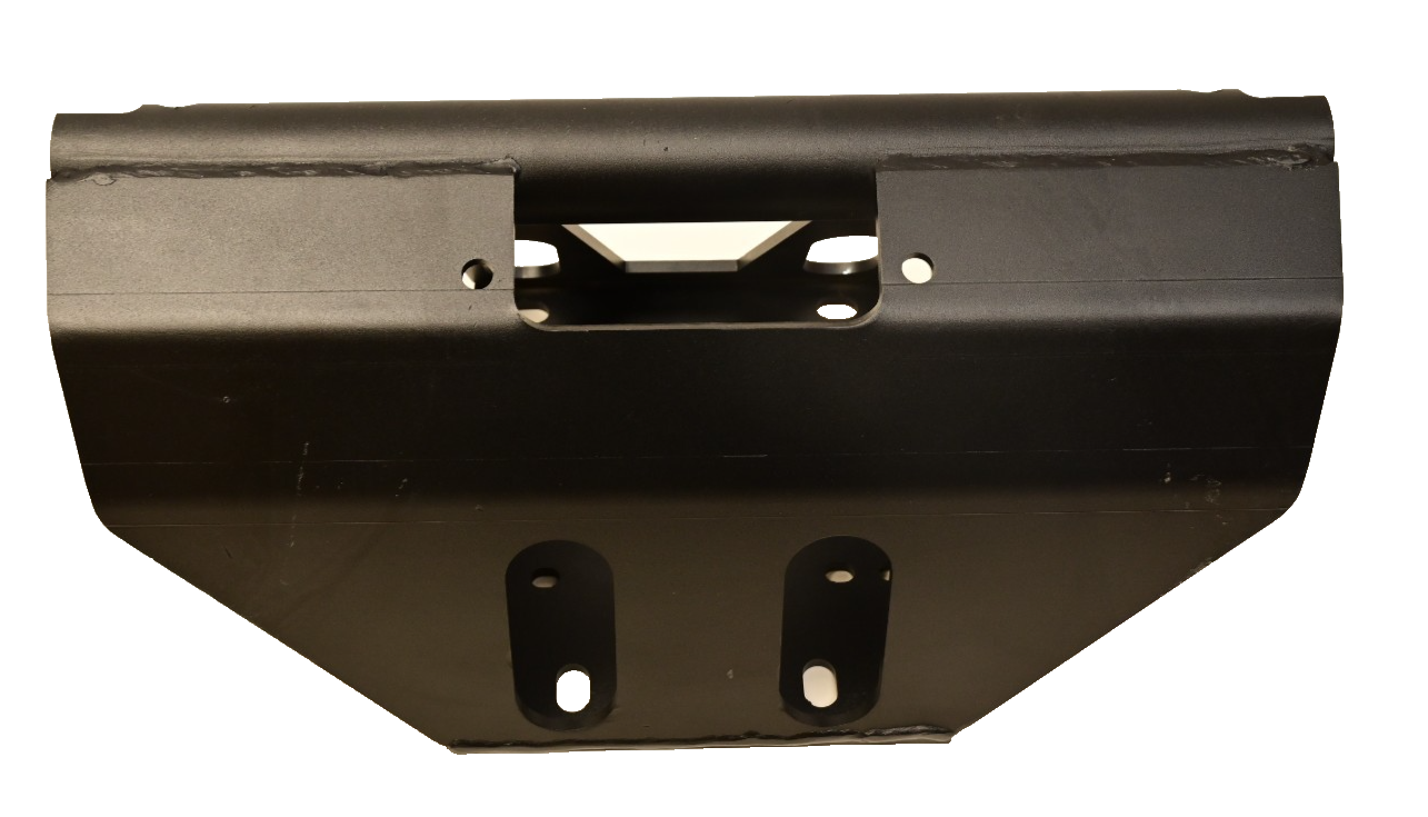 Can-Am Maverick X3 Winch Mounting Plate 2017-2026 1/4" Steel Black No Hardware